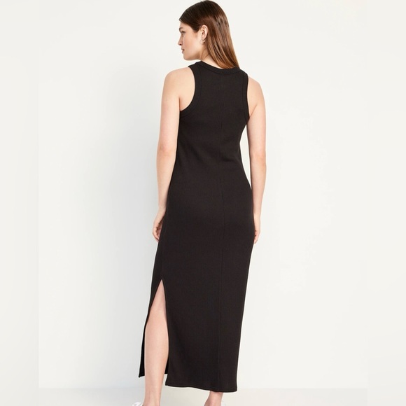 BNWT Old Navy Rib Knit Racerback Midi Dress - Picture 4 of 4